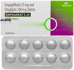 Empagreat S 25 Tablet 10 Empagreat S 25 Tablet 10